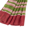 Sanskriti Vintage Sarees Red From India Pure Silk Printed Sari 5+yd Craft Fabric