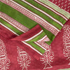 Sanskriti Vintage Sarees Red From India Pure Silk Printed Sari 5+yd Craft Fabric