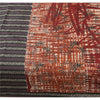 Sanskriti Vintage Sarees Red Indian Pure Silk Printed Sari 5+yd Craft Fabric