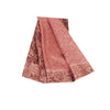 Sanskriti Vintage Sarees Blush Pink 100%Pure Silk Printed Sari 5+yd Craft Fabric