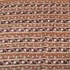 Sanskriti Vintage Sarees Brown Indian Pure Silk Printed Sari 6yd Craft Fabric