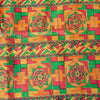Sanskriti Vintage Sari Soft Yellow iPure Silk Rotary Print Geometric Saree 6+Yd