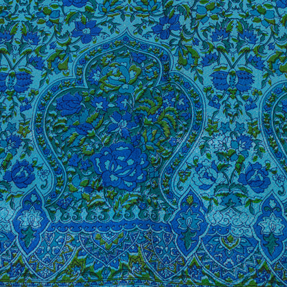 Sanskriti Vintage Floral Printed Gajji Butter Soft Pure Silk Sarees 6+YD Sari