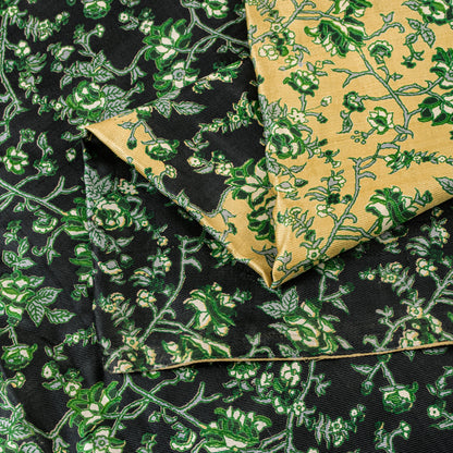 Sanskriti Vintage Gajji Butter Soft Pure Silk Saree Floral Print  6+YD Sari