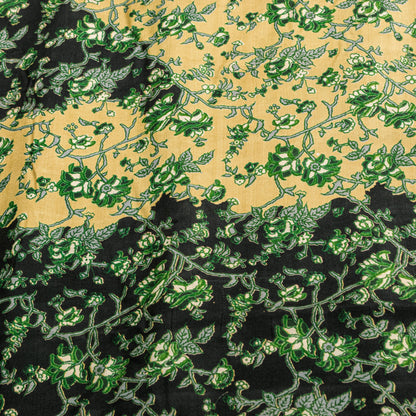 Sanskriti Vintage Gajji Butter Soft Pure Silk Saree Floral Print  6+YD Sari