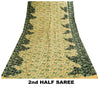Sanskriti Vintage Gajji Butter Soft Pure Silk Saree Floral Print  6+YD Sari