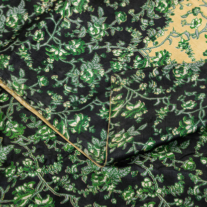 Sanskriti Vintage Gajji Butter Soft Pure Silk Saree Floral Print  6+YD Sari