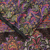 Sanskriti Vintage Purple Sari Soft Pure Silk Paisley Print Saree 5.5Yard Fabric