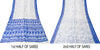 Sanskriti Vintage Royal Blue-White Pure Soft Silk Saree Geometric Print 5+Yd