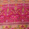 Sanskriti Vintage Pink Sari Soft Pure Silk Ikat Patola Print Gujrat Saree 5.5Yd