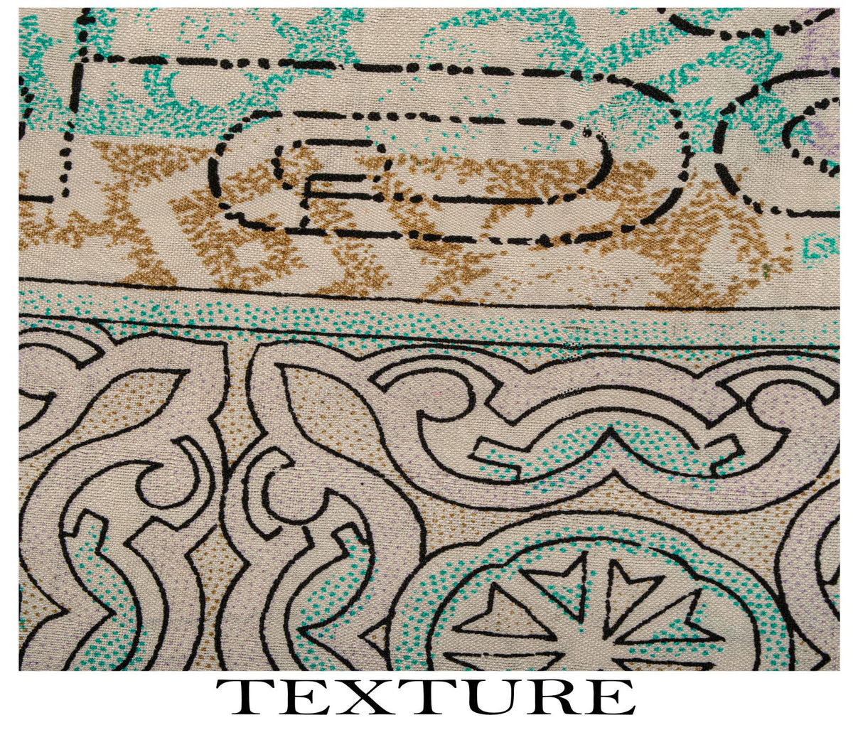 Sanskriti Vintage Beige Pure Silk Saree Paisley Geometric Print 5.5Yard Sari Diy
