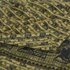Sanskriti Vintage Cream Sarees Pure Crepe Abstract Print Sari 5+yd Craft Fabric