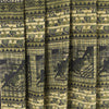 Sanskriti Vintage Cream Sarees Pure Crepe Abstract Print Sari 5+yd Craft Fabric