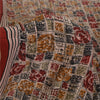Sanskriti Vintage Multi Sarees 100% Pure Crepe Silk Printed Fabric Sari Craft