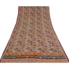 Sanskriti Vintage Multi Sarees 100% Pure Crepe Silk Printed Fabric Sari Craft