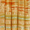 Sanskriti Vintage Yellow Sarees 100% Pure Crepe Silk Printed Sari Craft Sustainable Fabric