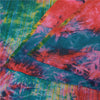 Sanskriti Vintage Red Tie-Dye Sarees Pure Crepe Silk Printed Sari Craft Sustainable Fabric