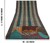 Sanskriti Vintage Sarees Multi Pure Crepe Silk Mukesh Work Printed Sari Sustainable Fabric