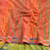 Sanskriti Vintage Sarees Indian Multi Printed Pure Crepe Silk Sari Craft Sustainable Fabric