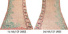 Sanskriti Vintage Sarees Indian Multi Pure Crepe Silk Printed Sari Craft Sustainable Fabric