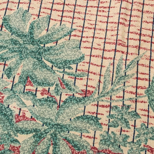 Sanskriti Vintage Sarees Indian Multi Pure Crepe Silk Printed Sari Craft Sustainable Fabric