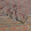 Sanskriti Vintage Sarees Indian Multi Pure Crepe Silk Printed Sari Craft Sustainable Fabric