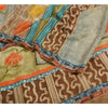 Sanskriti Vintage Sarees Indian Multi Pure Crepe Silk Printed Sari Craft Sustainable Fabric