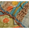 Sanskriti Vintage Sarees Indian Multi Pure Crepe Silk Printed Sari Craft Sustainable Fabric