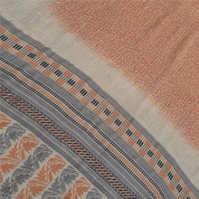 Load image into Gallery viewer, Sanskriti Vintage Sarees Indian Orange Blend Silk Printed Sari 5 YD Craft Fabric
