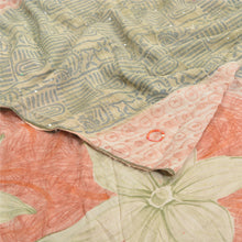 Load image into Gallery viewer, Sanskriti Vintage Multi Color Sarees Pure Crepe Silk Printed Sari Craft Fabric
