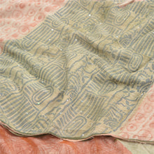 Load image into Gallery viewer, Sanskriti Vintage Multi Color Sarees Pure Crepe Silk Printed Sari Craft Fabric

