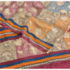 Sanskriti Vintage Sarees Indian Multi Pure Crepe Silk Printed Sari Craft Sustainable Fabric