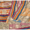 Sanskriti Vintage Sarees Indian Multi Pure Crepe Silk Printed Sari Craft Sustainable Fabric