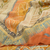 Sanskriti Vintage Sarees Indian Multi Pure Crepe Silk Printed Sari Craft Sustainable Fabric