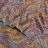 Sanskriti Vintage Sarees Mauve Pure Crepe Silk Abstract Print Sari Craft Sustainable Fabric
