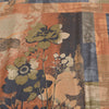 Sanskriti Vintage Sarees Multi Pure Crepe Silk Printed Sari 5yd Craft Sustainable Fabric