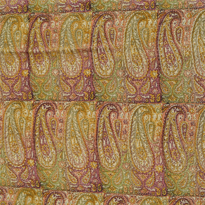 Sanskriti Vintage Sarees Multi Pure Crepe Silk Printed Sari 5yd Craft Sustainable Fabric