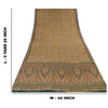 Sanskriti Vintage Sarees Multi Pure Crepe Silk Printed Sari 5yd Craft Sustainable Fabric