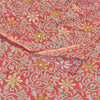 Sanskriti Vintage Sarees Pink 100% Pure Crepe Silk Printed Sari 5yd Craft Sustainable Fabric