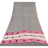 Sanskriti Vintage Sarees Black 100%Pure Crepe Silk Printed Sari 5yd Craft Sustainable Fabric
