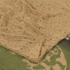 Sanskriti Vintage Sarees Light-Brown Pure Crepe Silk Print Sari 5yd Craft Sustainable Fabric