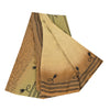 Sanskriti Vintage Sarees Beige Pure Crepe Silk Printed Sari 5+yd Craft Sustainable Fabric