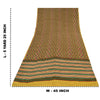 Sanskriti Vintage Sarees Multi Pure Crepe Silk Printed Sari 5+yd Craft Sustainable Fabric