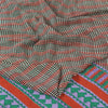 Sanskriti Vintage Sarees Multi Pure Crepe Silk Printed Sari 5+yd Craft Sustainable Fabric