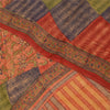 Sanskriti Vintage Sarees 100% Pure Crepe Silk Printed Sari 5 Yard Soft Fabric
