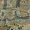 Sanskriti Vintage Sarees Multi Pure Crepe Silk Printed Sari 5+yd Craft Sustainable Fabric