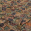 Sanskriti Vintage Sarees Multi Pure Crepe Silk Printed Sari 5+yd Craft Sustainable Fabric