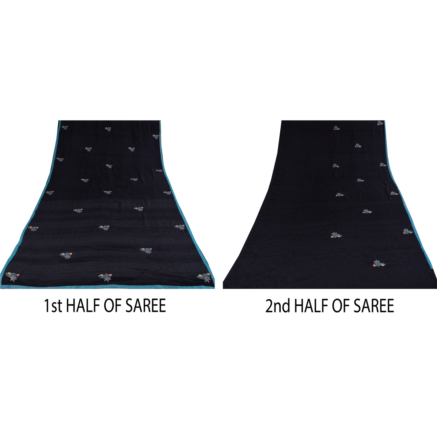 Санскритские винтажные сари фиолетовое сари с ручным бисером из чистого крепа с принтом 5+ ярдов устойчивая ткань