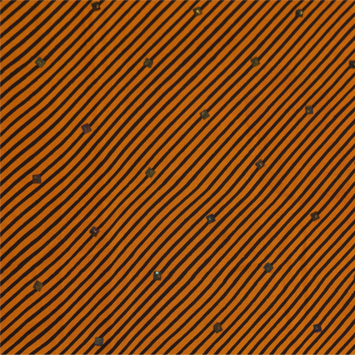 Сари Sanskriti Vintage, черное чистое креповое сари с ручным бисером, напечатанное вручную, 5+ ярдов, устойчивая ткань