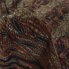 Sanskriti Vintage Sarees Multi Pure Crepe Silk Printed Sari 5+yd Craft Sustainable Fabric